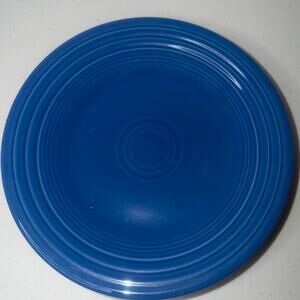 Fiestaware Homer Laughlin Classic Rim Lapis Blue 9 Inch Luncheon Plate
